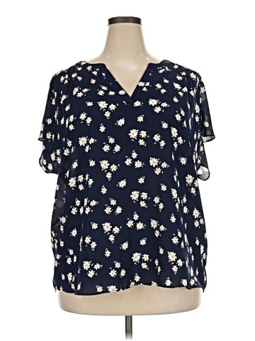Banana Republic Factory Store Short Sleeve Blouse (view 1)