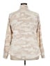 Active by Old Navy 100% Polyester Camo Ivory Track Jacket Size XXL - photo 2