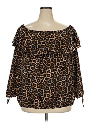 MICHAEL Michael Kors 3/4 Sleeve Blouse (view 1)
