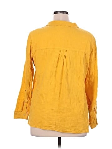 Anne Klein Long Sleeve Button-Down Shirt (view 2)