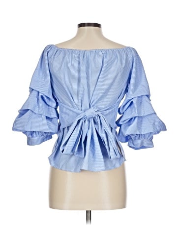 Design Lab Lord & Taylor 3/4 Sleeve Blouse (view 2)