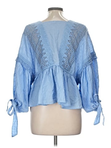 Free People 3/4 Sleeve Blouse (view 2)