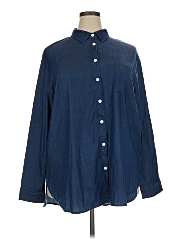 Fantaslook Long Sleeve Button-Down Shirt (view 1)