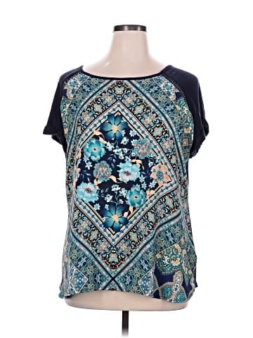 Maurices Short Sleeve Blouse (view 1)