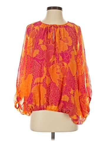 Diane von Furstenberg 3/4 Sleeve Silk Top (view 1)