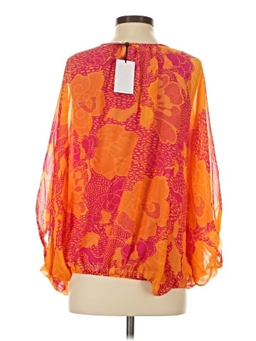 Diane von Furstenberg 3/4 Sleeve Silk Top (view 2)