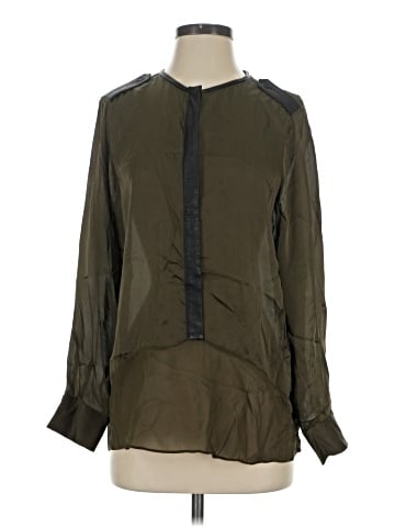 Club Monaco Long Sleeve Silk Top (view 1)