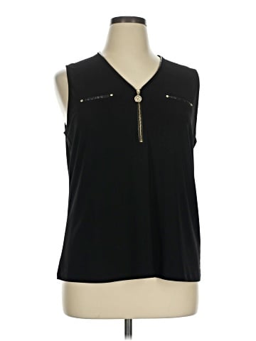 Anne Klein Sleeveless Blouse (view 1)