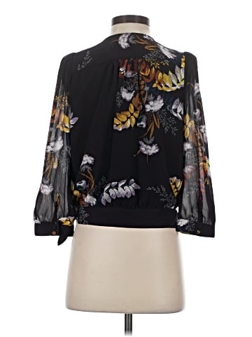 Madewell Wrap Top in Blooming Oasis (view 2)