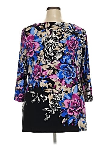 JM Collection 3/4 Sleeve Blouse (view 2)