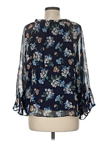 LC Lauren Conrad 3/4 Sleeve Blouse (view 2)