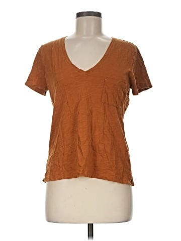 Madewell Whisper Cotton V-Neck Pocket Tee (view 1)