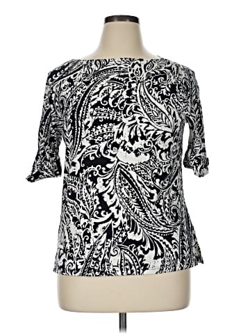 Lauren by Ralph Lauren 3/4 Sleeve Blouse (view 1)
