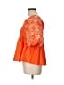 THML 100% Polyester Orange 3/4 Sleeve Blouse Size L - photo 5