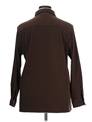 Alfred Dunner Long Sleeve Button-Down Shirt (view 2)