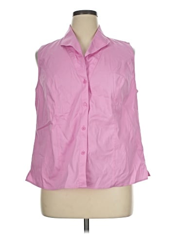 Jones New York Collection Sleeveless Button-Down Shirt (view 1)