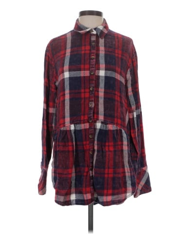 Free People Long Sleeve Button-Down Shirt (view 1)