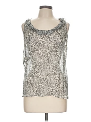 AK Anne Klein Sleeveless Silk Top (view 1)