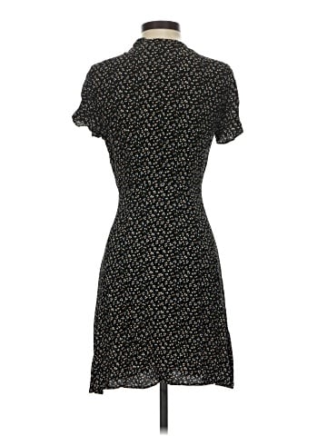 Madewell Button-Wrap Dress in Playground Posies (view 2)