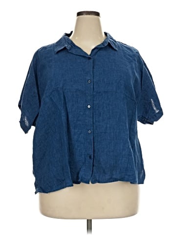 Eileen Fisher Short Sleeve Blouse (view 1)