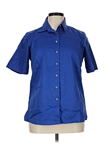 Lands' End Short Sleeve Blouse (view 1)