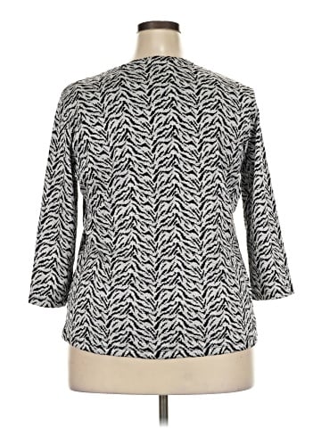 JM Collection 3/4 Sleeve Blouse (view 2)