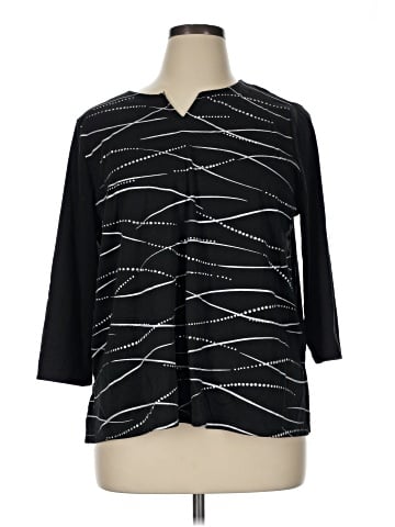 Alfred Dunner 3/4 Sleeve Blouse (view 1)