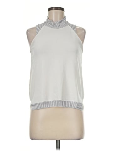 Zara W&B Collection Sleeveless Blouse (view 1)
