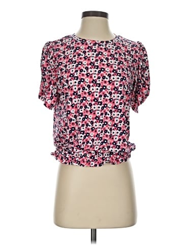 MICHAEL Michael Kors Short Sleeve Blouse (view 1)