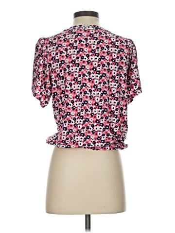 MICHAEL Michael Kors Short Sleeve Blouse (view 2)