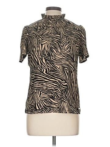 MICHAEL Michael Kors Short Sleeve Blouse (view 1)