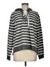 CAbi Stripes Gray Pullover Sweater Size M - photo 1