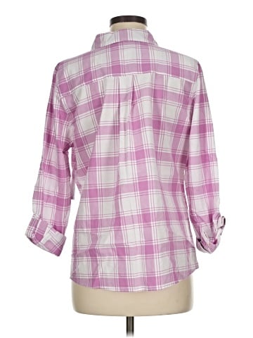 Croft & Barrow 3/4 Sleeve Button-Down Shirt (view 2)