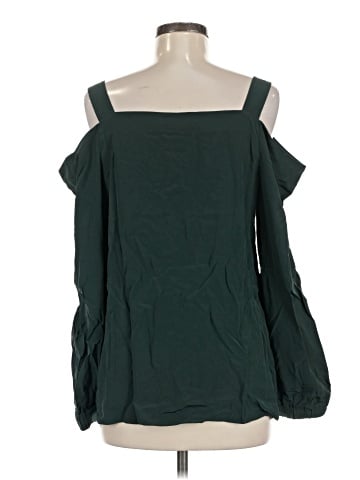 Tibi 3/4 Sleeve Silk Top (view 2)