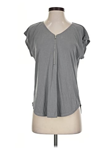Green Envelope Short Sleeve Top (view 1)