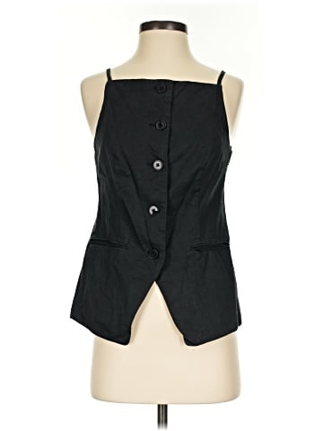 Madewell Square-Neck Vest in Drapey Twill (view 1)