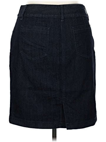 Dana Buchman Denim Skirt (view 2)