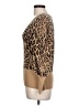 FRAME Animal Print Tan Pullover Sweater Size L - photo 5