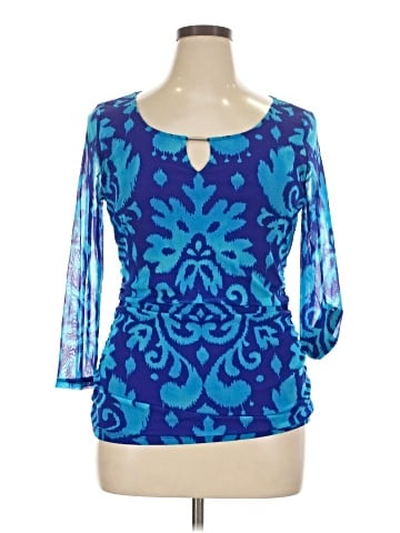 INC International Concepts 3/4 Sleeve Blouse (view 1)