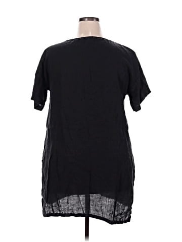 Eileen Fisher Short Sleeve Blouse (view 2)