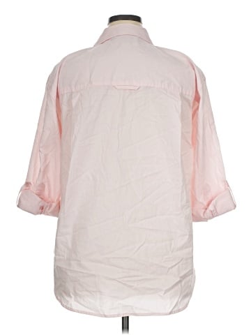 Gloria Vanderbilt 3/4 Sleeve Button-Down Shirt (view 2)