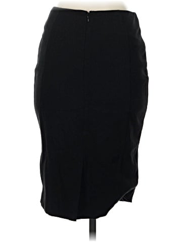 Carmen Carmen Marc Valvo Faux Leather Skirt (view 2)