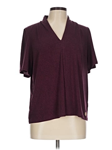 MICHAEL Michael Kors Short Sleeve Blouse (view 1)