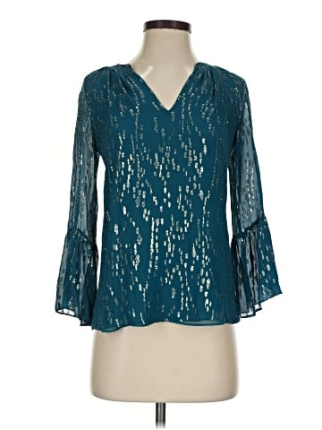 Lilly Pulitzer 3/4 Sleeve Silk Top (view 1)