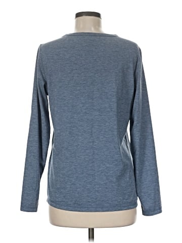 Allegra K Long Sleeve T-Shirt (view 2)