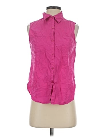 Faded Glory Sleeveless Button-Down Shirt (view 1)