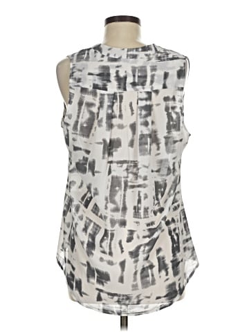 Rose + Olive Sleeveless Blouse (view 2)