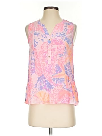 Lilly Pulitzer Sleeveless Silk Top (view 1)