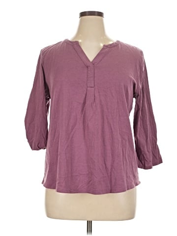 Croft & Barrow 3/4 Sleeve Top (view 1)
