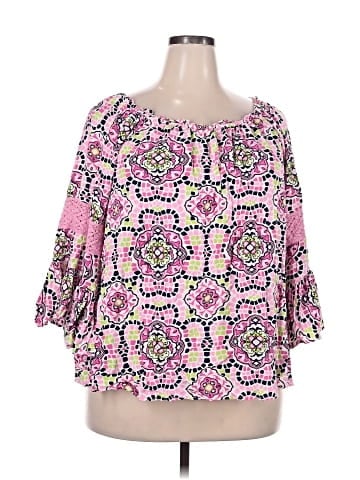 Crown & Ivy 3/4 Sleeve Blouse (view 1)